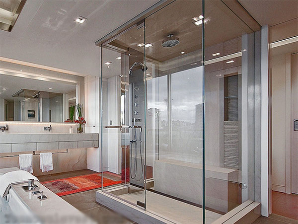phòng tắm kính 180 độ